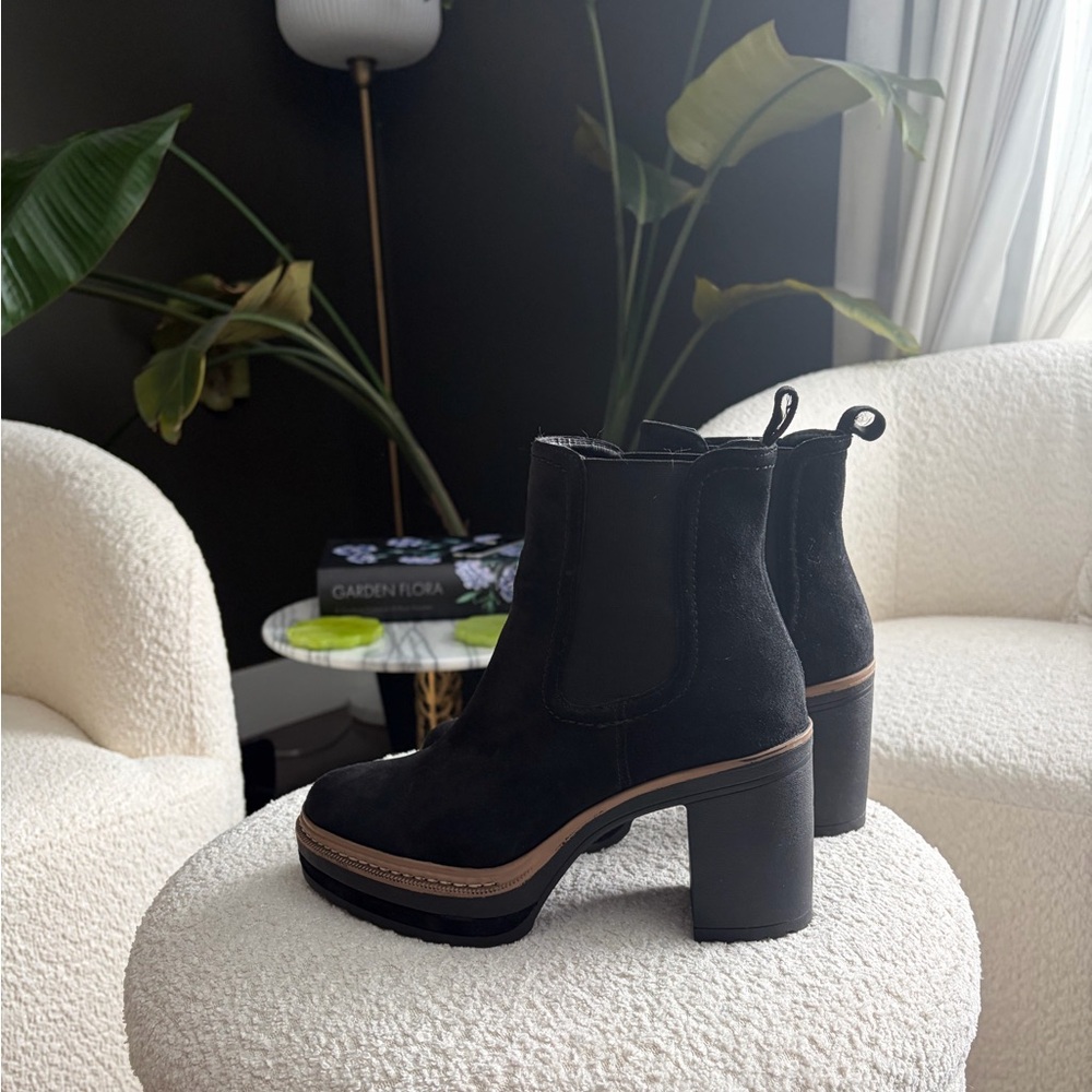 Steve Madden Black Heeled Boots